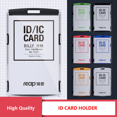 High Quality Id Card  Acrylic Passport  Ic   Access Control Name Tag  Employee Student Badge Holder  (Standard Size ) ► Photo 1/6