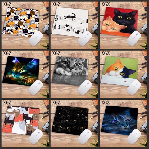 XGZ Big Promotion 22X18CM Cartoon Cute Cat Head Cool Designs Table Mouse Pad Laptop Computer Gaming Keyboard Mousepad Animal Mat ► Photo 1/6