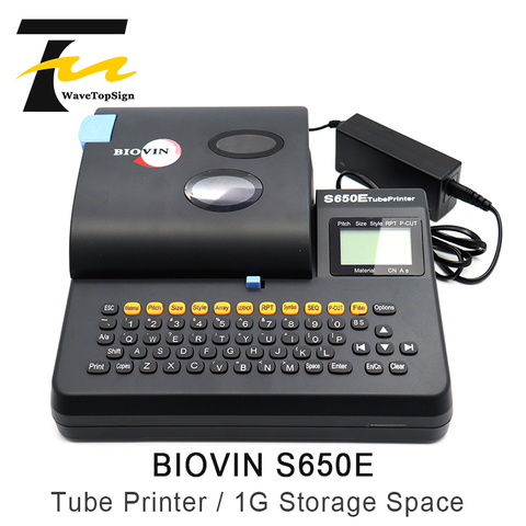 S650E English Version Cable label ID Printer Electronic Lettering machine PVC Tube Shrink Tube Printer ► Photo 1/1