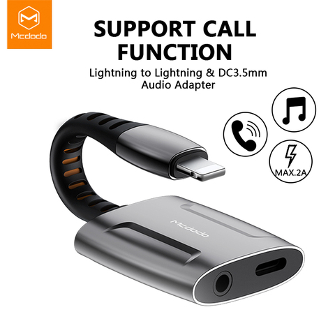 ADAPTADOR MCDODO USB-C A USB-C + JACK 3.5 M