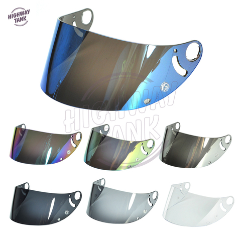 High Quality Iridium Gole Blue Smoke Motorcycle Full Face Helmet Visor Lens Case for SHARK RS2 RSR 2 Carbon RSR 2 V+ RSX VZ32 ► Photo 1/6