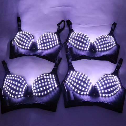 Nightclub Clubwea Ds Costumes Nightclub Bar Clubwear Led Bra Led Costume Light-up Bra ► Photo 1/6