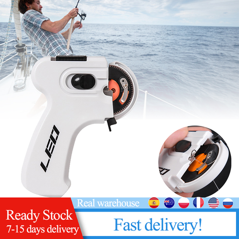 Electric Automatic Hook Device Multifunctional Hooking Device Line Winder Portable Automatic Hook Machine Equipment Bait Fishing ► Photo 1/6