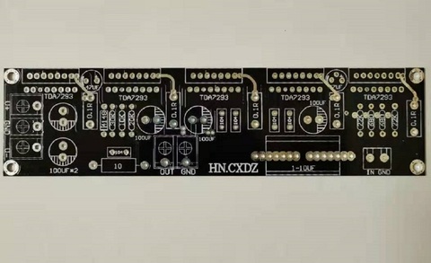 TDA7293 5 series power amplifier single 400W HIFI PCB empty board,without any spare parts ► Photo 1/1