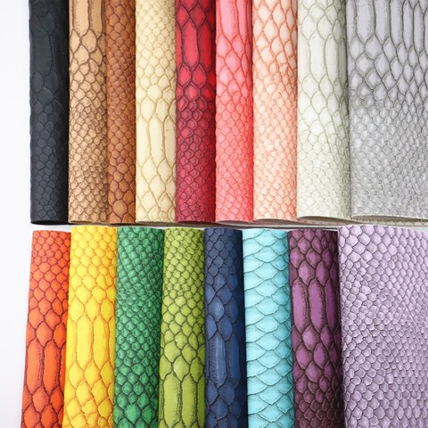 30x134cm Roll Gator Matte Faux Synthetic Leather Fabric Material For Bags Sewing DIY Home Decoration Honghuxing Bh364 ► Photo 1/5