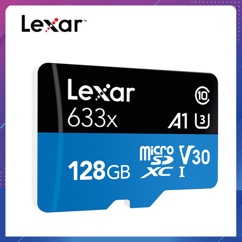 Lexar 633x TF Card Class 10 256GB 512GB Micro SD  64GB Memory Cards 128GB  256GB  V30 UHS-I TF Card ► Photo 1/6