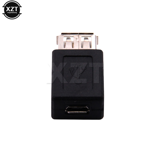 USB 2.0 Type A Female to Micro USB B Female Adapter Plug Converter usb to Micro usb Charging Data Transmission Connector ► Photo 1/4
