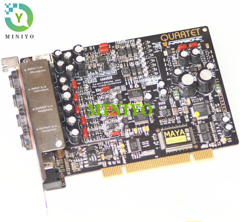 High Quality sound card for MAYA44 HIFI 4 input 4 output  MIDI ASIO PCI Sound card for win7 win8 win10 XP ► Photo 1/1