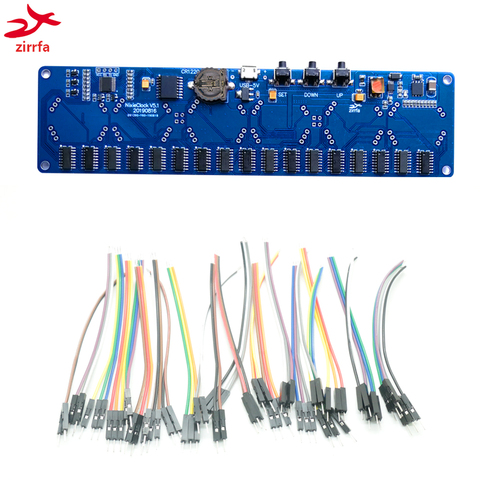 zirrfa 6-bit Nixie Glow Clock Motherboard Core Board Control Panel universal in8 in8-2 in12 in14 in18 qs30-1, No tubes ► Photo 1/5