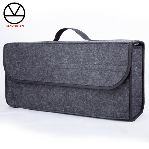 KAWOSEN Portable Foldable Car Trunk Organizer Felt Cloth Storage Box Case Auto Interior Stowing Tidying Container Bags CTOB04 ► Photo 1/6