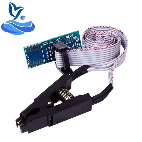 SOP8 Programmer Adapter SOIC8 SOP8 Test Clip For EEPROM 93CXX / 25CXX / 24CXX ► Photo 1/4