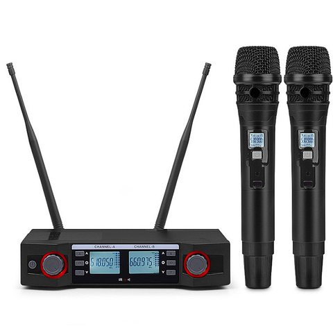 Finlemho Wireless Karaoke Microphone UHF Dynamic Home Studio Recording Vocal For Professional DJ Speaker Conference ► Photo 1/6