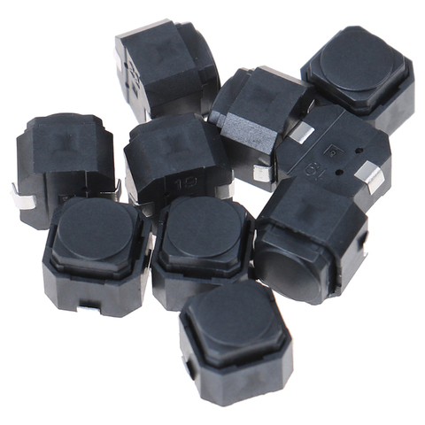 10Pcs Silent Tact Switch 6*6*5mm smd Silicone Button Switch Touch Switch height 5mm ► Photo 1/6