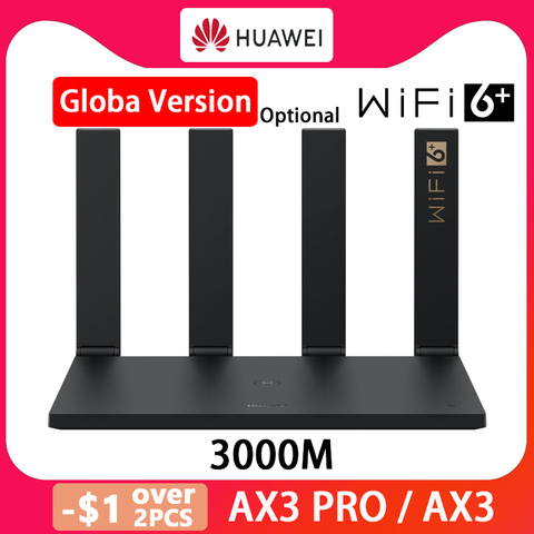 Huawei WiFi AX3 /AX3 Pro Quad-core Dual-core Router WiFi 6+ 3000Mbps 2.4GHz 5GHz Dual-Band Gigabit Rate WIFI Wireless Router ► Photo 1/5