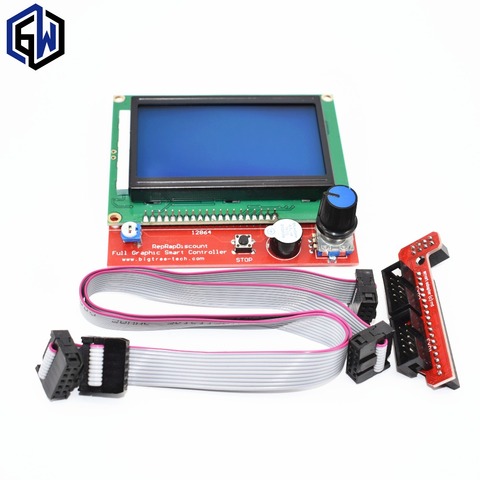 3D printer smart controller RAMPS 1.4 LCD 12864 LCD control panel blue screen I93 ► Photo 1/1
