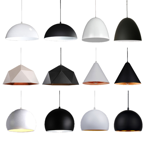 Modern pendant light black/white Retro Droplight Bar Cafe Bedroom Restaurant American Country Style Hanging Lamp ► Photo 1/6