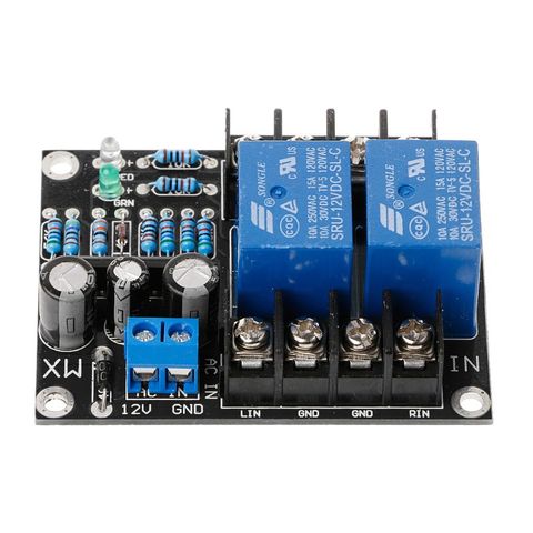 UPC1237 Dual Channel Speaker Protection Circuit Board DC 12-24V Boot Mute Delay ► Photo 1/6