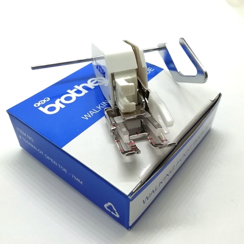 Domestic Sewing Parts Presser foot  for  Brother Open Toe Walking Foot Even Feed foot 7mm SA188 F062 XE1100001 Original ► Photo 1/4