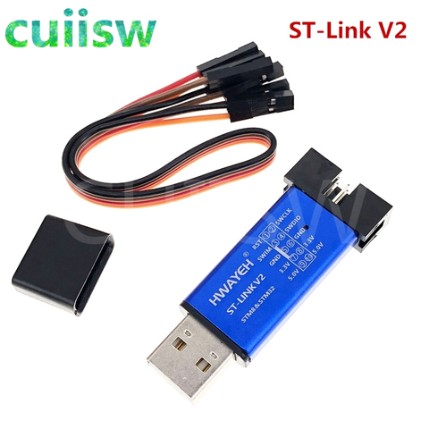 ST-Link V2 automatic upgrade Perfect support STM8 STM32 downloader programmer simulator ► Photo 1/6