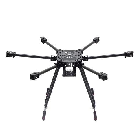 ZD850 Full Carbon Fiber ZD 850 Hexa-Rotor Frame Foldable Arm Hexacopter Frame Kit with Unflodable Landing Gear for FPV ► Photo 1/4