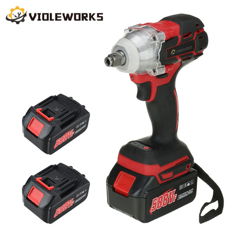 22800mAh 588VF Brushless Cordless Electric Impact Wrench 1/2 inch Wrench Power Tools Compatible For Makita Rechargeable Battery ► Photo 1/6