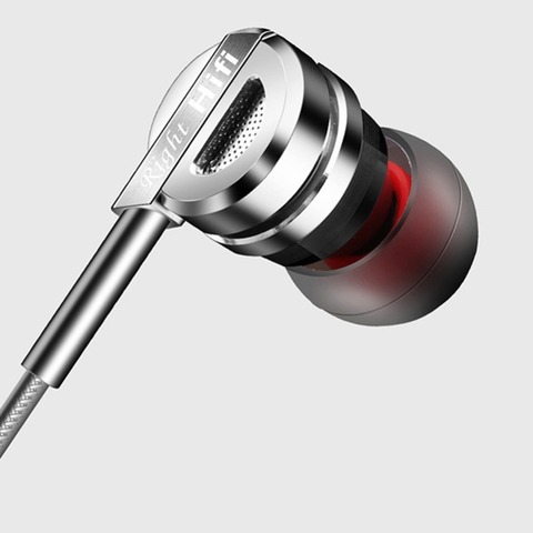 QKZ DM9 In Ear Earphones Zinc Alloy HiFi Earphone Bass Metal DJ MP3 Headset 3.5mm Alloy HiFi Earphone for Universal Mobile Phone ► Photo 1/6