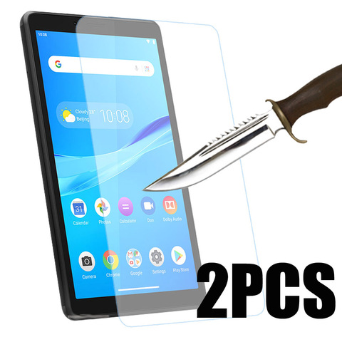 2PCS glass screen protector for Lenovo tab M7 TB-7305 M8 HD/FHD TB-8505 M10 PLUS TB-X606 7'' 8'' 10.1'' tablet protective film ► Photo 1/6