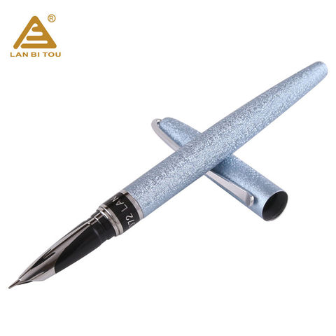 Lanbitou Fountain Pen Metal Ink Pen EF Hooded Nib Converter Filler Business Stationery Office School Supplies Writing Pens Gift ► Photo 1/6