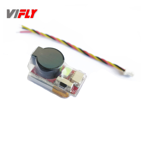 VIFLY Finder 2 Super Loud 5V Buzzer Tracker Over 100dB Built-in Battery LED Self-Power for FPV Racing Micro Long Range LR4 Drone ► Photo 1/6