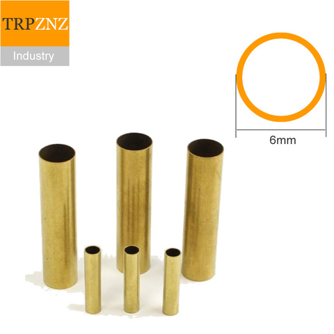 H62  brass tube pipe,outer diameter  OD 6mm, different wall thickness , copper pipe,Capillary Hollow brass tube ► Photo 1/5