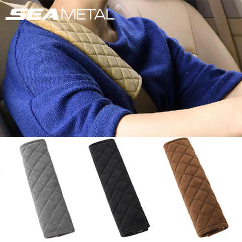 Soft Car Seat Belt Cover Universal Auto Seat Belt Covers Warm Plush Shoulder Cushion Protector Safety Belts Shoulder Protection ► Photo 1/6