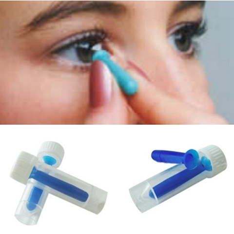 Silicone Contact Lens Stick Sucker Suction Cup Soft Gel Portable Travel Mini Contact Lens Inserter Remover Tool ► Photo 1/4