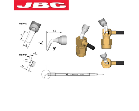 JBC Soldering Iron Tips Specialized Replaceable Adapter For JBC T245-A Handle C245760 C245116 C245122 C245763 C245762 C245785 ► Photo 1/5