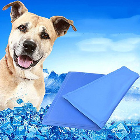 Dog Cooling Mattress Waterproof Gel Cooling Cat Lce Pad Durable Summer Hot Weather Dog Cat Bed Outdoor Portable Pet Mat S-XL ► Photo 1/6