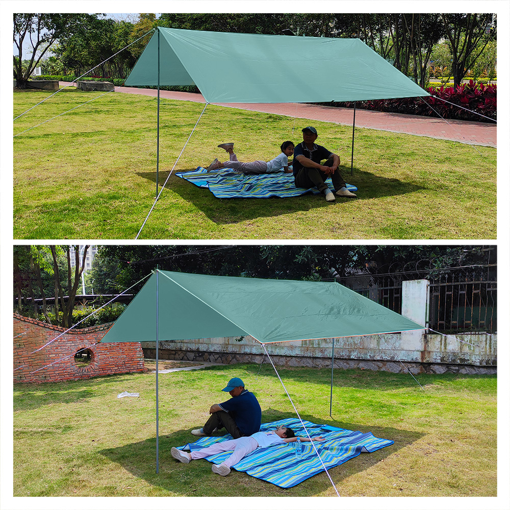 Hammock Ground Mat Ultralight Garden Canopy Tent Shade Awning Waterproof Tarp 