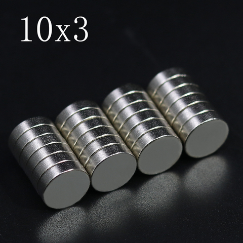 5/10/20/50/100Pcs 10x3 Neodymium Magnet 10mm x 3mm N35 NdFeB Round Super Powerful Strong Permanent Magnetic imanes Disc ► Photo 1/6