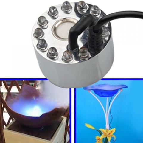 12 LED Lights Pond Fountain Mist Maker Machine Fogger Mister Device ► Photo 1/6