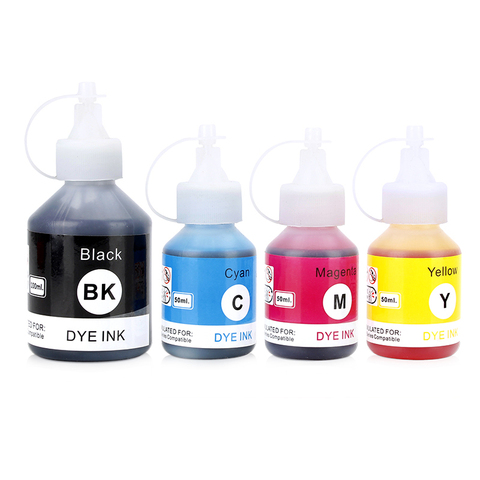 Refilled Dye Ink Kit Compatible for Brother TN DCP-T300 T300 500W 500 T700W T700 T800W Inkjet Printer Ink ► Photo 1/1