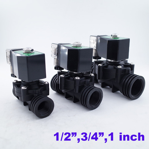 PPW 0-10bar 2 way Plastic solenoid valve 1/2