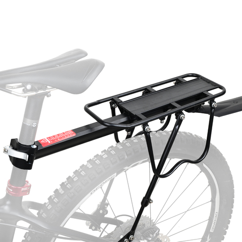 Rhinowalk Bicycle Luggage Carrier Cycling Seatpost Bag Holder Stand Cargo Rear Rack Shelf for 20-29 inch bike with Install Tools ► Photo 1/6