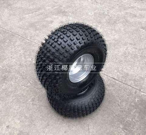 1 pcs Modified Four-Wheel ATV Grass Bike Lawn Mower Mechanical Wheel Tire 22x11-8 Particle Flower Tire Wheel Hub ► Photo 1/2