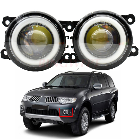 2PCS Car 30W LED Fog Light Angel Eye DRL Daytime Running Light H11 For M-itsubishi Pajero Sport /Montero Sport/Nativa/Prajero ► Photo 1/6