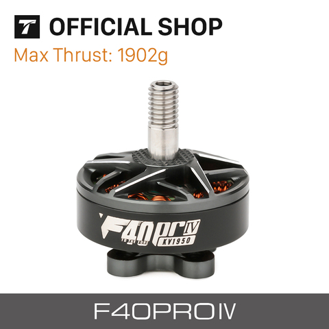 T-motor F40PRO IV F40 PRO IV New arrival Out-runner Brushless Motor KV1750 KV1950 KV2400 for RC Multirotor Racing Drone FPV ► Photo 1/5