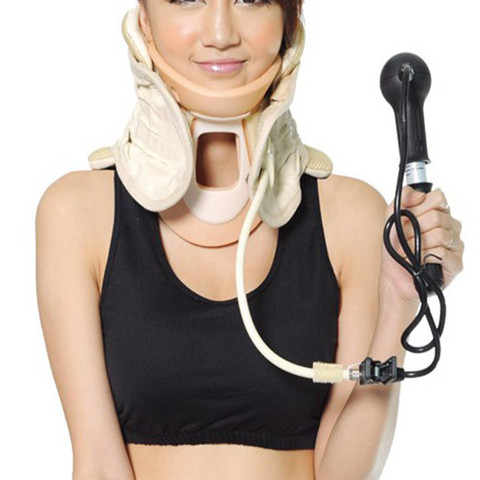 Medical Neck Inflatable Cervical Collar Correction Neck Traction Device Cervical Spine Massage Pain Relief Neck Collar Stretcher ► Photo 1/6