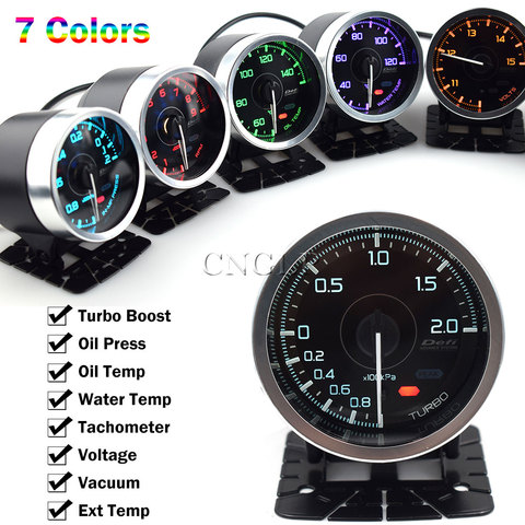 DF Meter 2.5inch 7 Colors Defi Advance A1 Gauges Water Temp Oil Temp Turbo Boost Oil Pressure Ext Temp Vacuum Gauge ► Photo 1/6