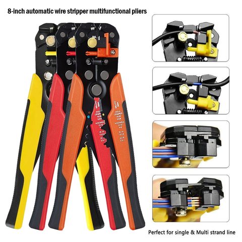 Crimper Cable Cutter Automatic Wire Stripper Multifunctional Stripping Tools Crimping Pliers Terminal 0.2-6.0mm2 tools new ► Photo 1/6