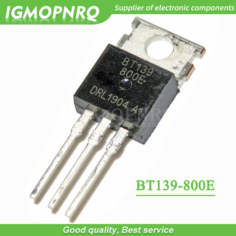 10pcs BT139-800E BT139 BT139-800  800V 16A Triacs RAIL TRIAC TO-220  new original ► Photo 1/1