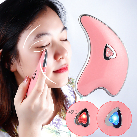 Face Neck Guasha Massager Face Wrinkle Removal Device Body Slimming Massager Electirc Facial Skin Beauty Care Scraping Tool ► Photo 1/6