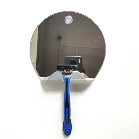 Hook Hanging Shaving Mirror Shower Makeup Mirror Fog Free Bath Mirror Bathroom Shaving Mirror Bathroom Gadgets Storage Razor ► Photo 1/6
