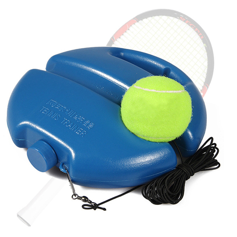 Tennis trainer single-player Tool Exercise Tennis Ball Sport Self-study Rebound Ball With Tennis ball Baseboard cricket dampener ► Photo 1/6